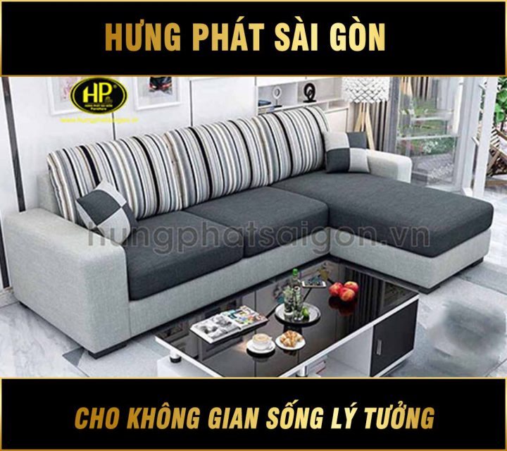 Sofa Góc Vải nhỏ gọn H-235D