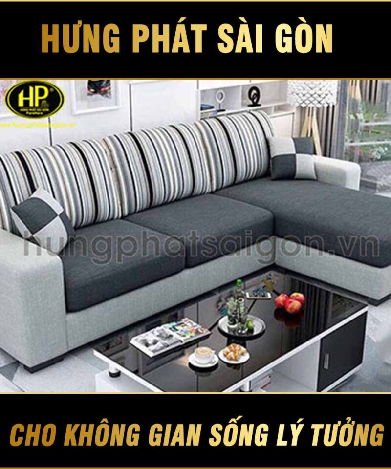 Sofa Góc Vải nhỏ gọn H-235D