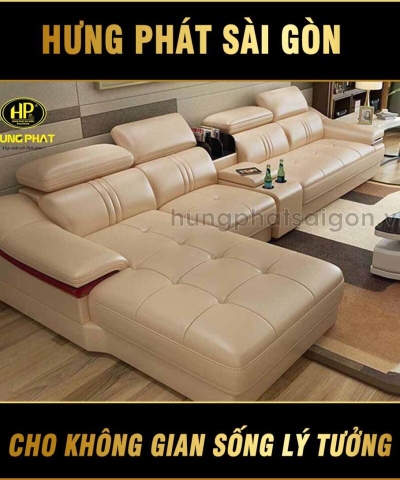 Sofa da nhập khẩu hiện đại HD-17