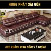 Sofa da phòng khách sang trọng HD-16