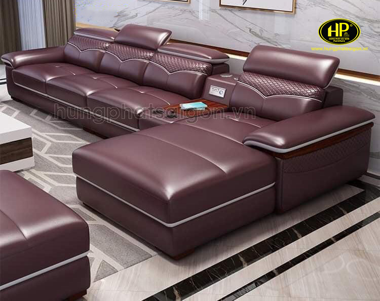 Sofa da cao cấp đẹp HD-24