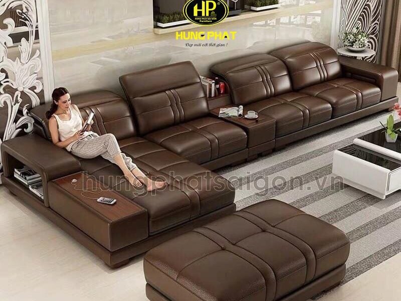 ghế sofa da sang trọng đang khuyến mãi lớn tại tphcm