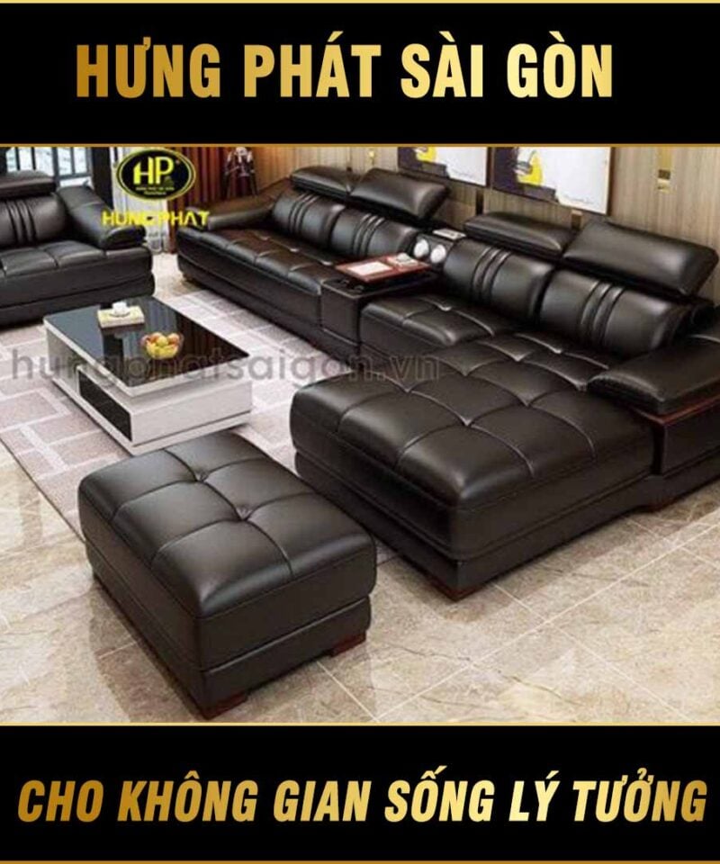 Sofa da cao cấp sang trọng HD-18