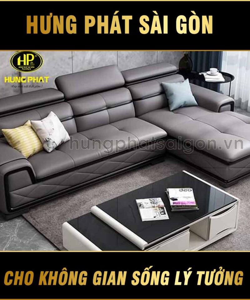 Sofa da cao cấp uy tín HD-23