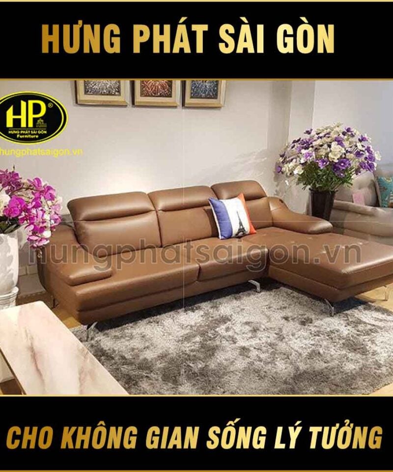 Sofa da phòng khách hiện đại HD-42