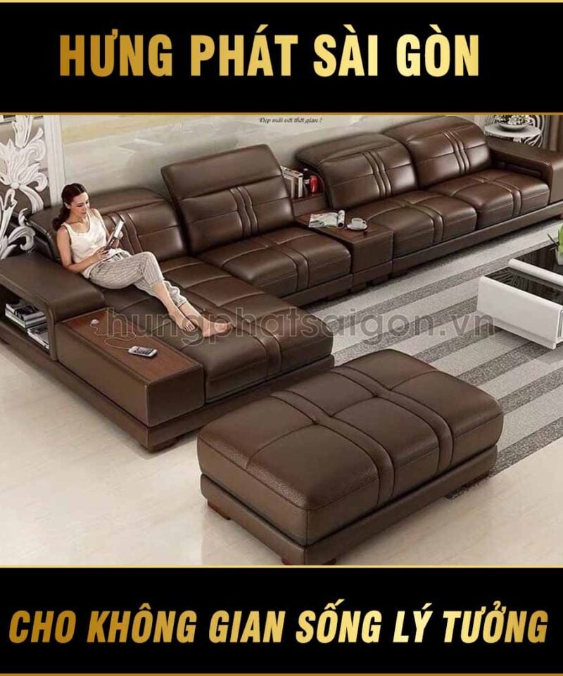 Sofa da sang trọng mẫu mới HD-27