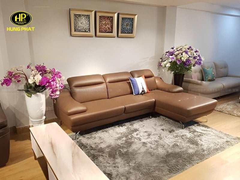 ghế sofa da phòng khách hiện đại hd-42