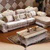 ghế sofa góc tân cổ điển nhập khẩu h-1815