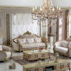 ghế sofa tân cổ điển vải nỉ cao cấp nhập khẩu tp-398-1