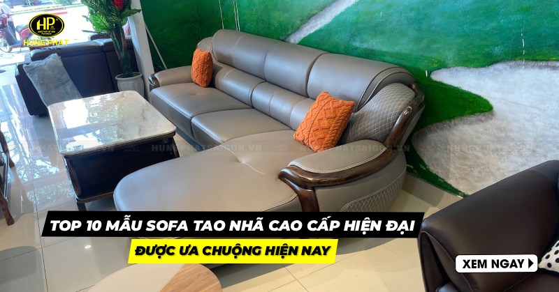 mẫu sofa tao nhã cao cấp hiện đại