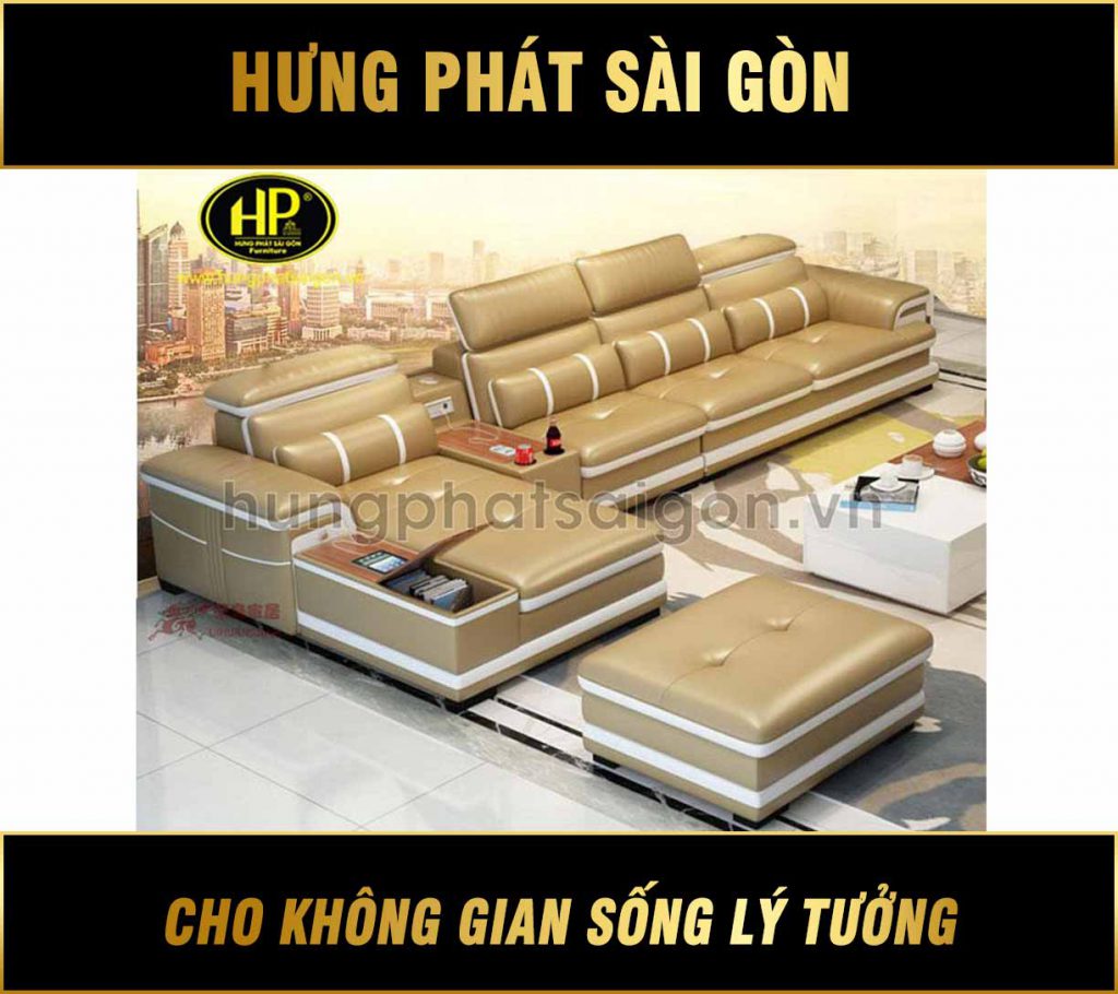 Sofa da cao cấp chính hãng HD-49