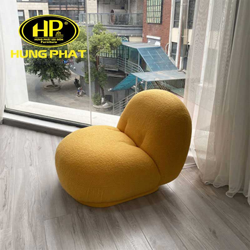 Sofa đơn mini màu vàng
