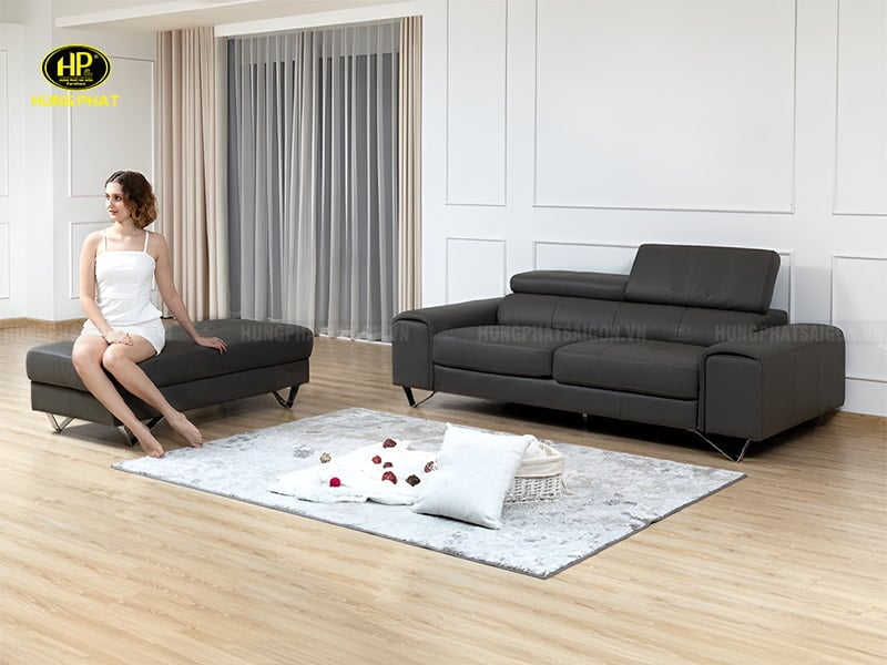 ghế sofa băng da cao cấp h-209