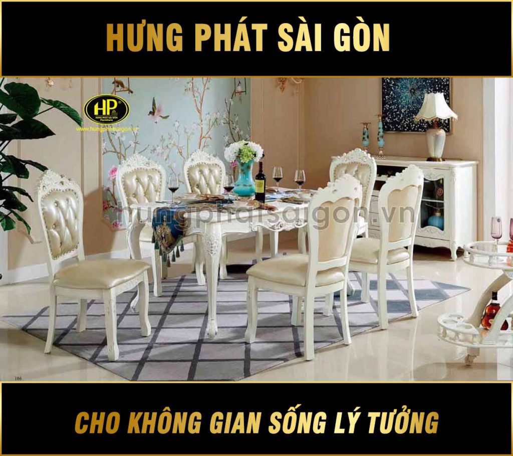 Bàn ăn cổ điển H-983