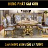 Bàn ăn cổ điển tròn H-06