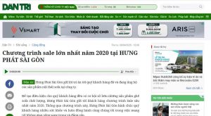 báo chí nói gì về Hưng Phát Sài Gòn