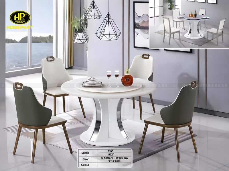 bộ bàn ăn cao cấp h-152