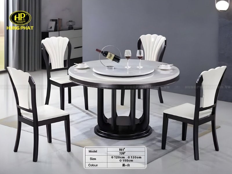 bộ bàn ăn hiện đại h-151