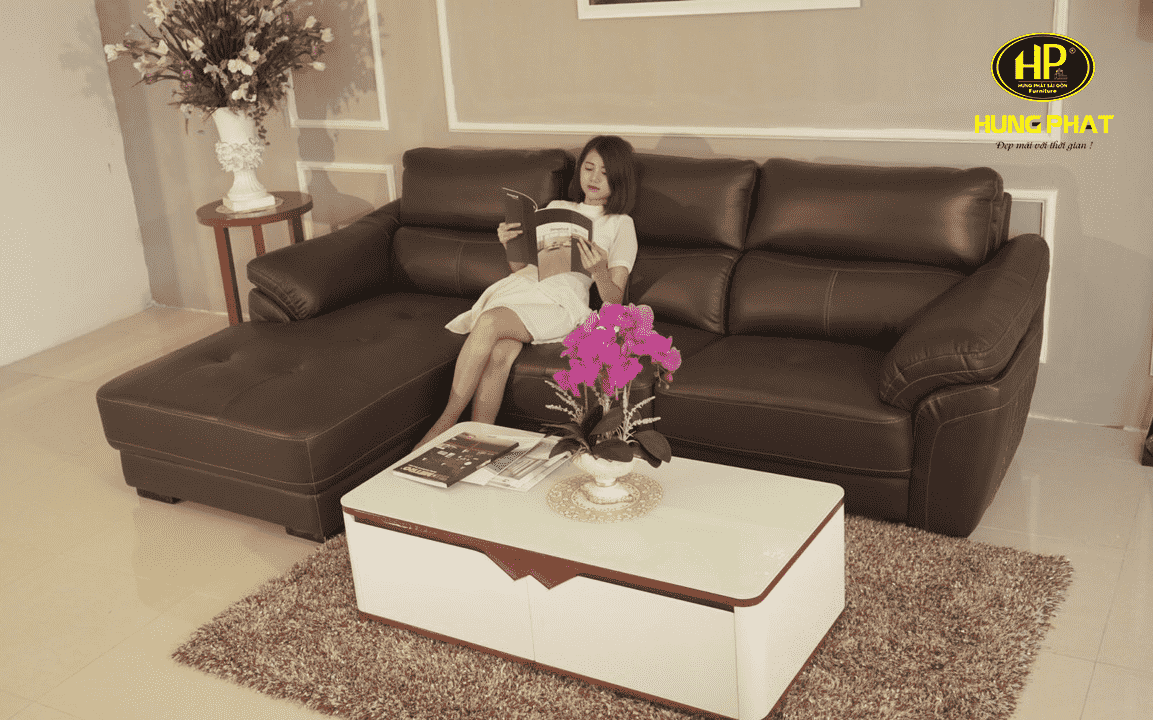 ghế sofa da nhỏ gọn cao cấp
