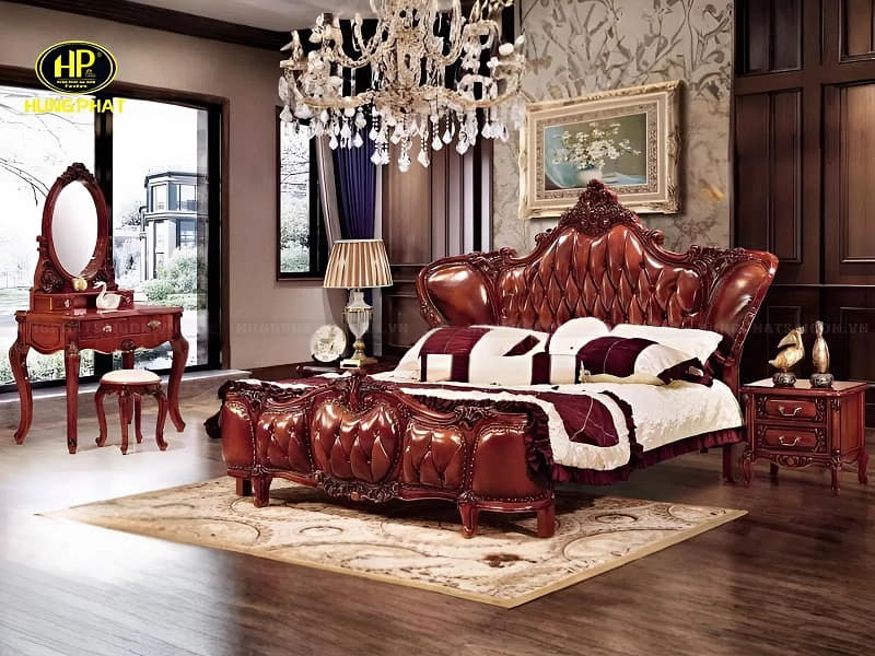 giường cổ điển nhập khẩu a-23a
