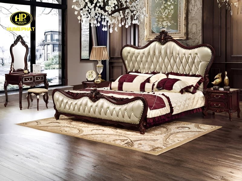 giường cổ điển nhập khẩu a-30