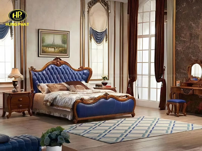mẫu giường cổ điển cao cấp a-02