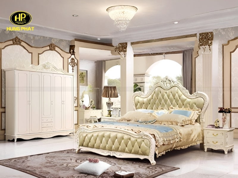 mẫu giường cổ điển hiện đại a-05