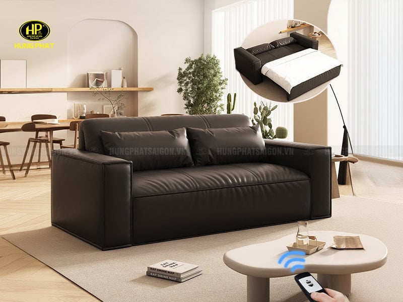 sofa bed điều khiển từ xa hiện đại gd-23
