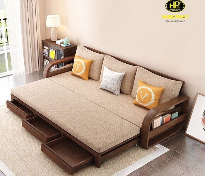sofa giường cao cấp sang trọng hiện đại