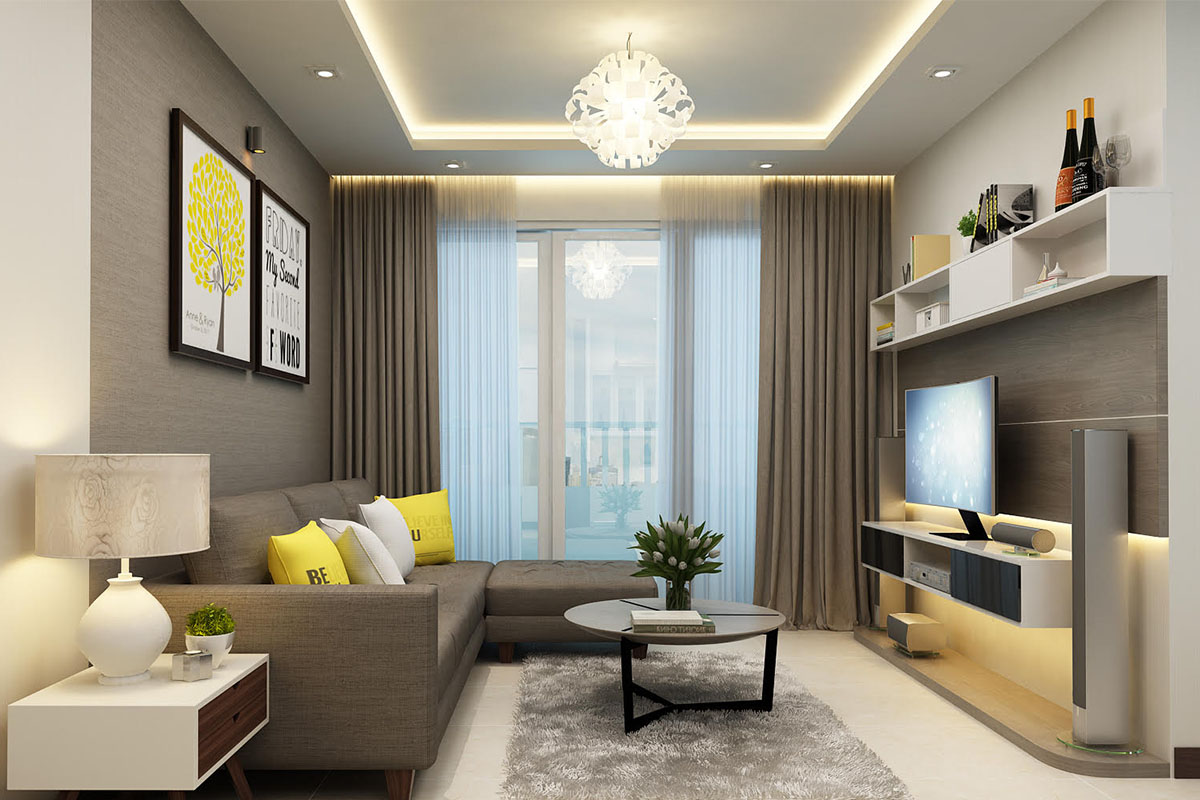 7 Mẫu thiết kế nội thất phòng khách đơn giản sang trọng