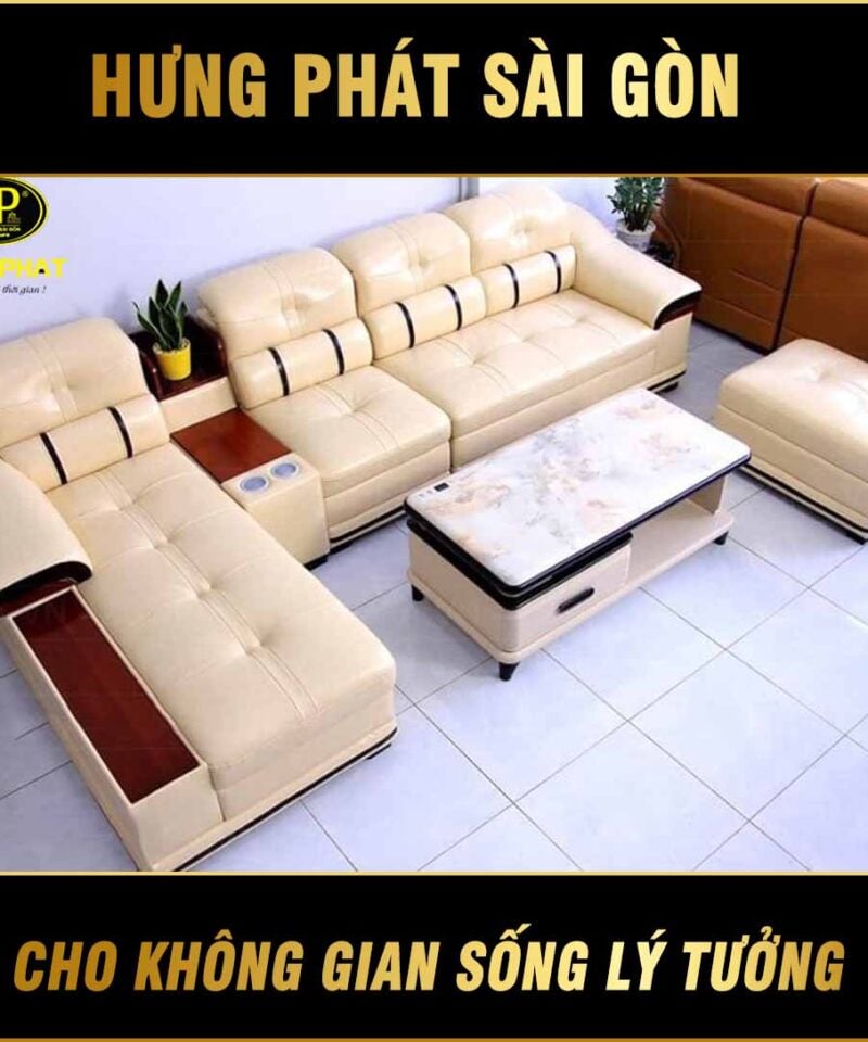 Sofa cao cấp chất liệu da HD-03