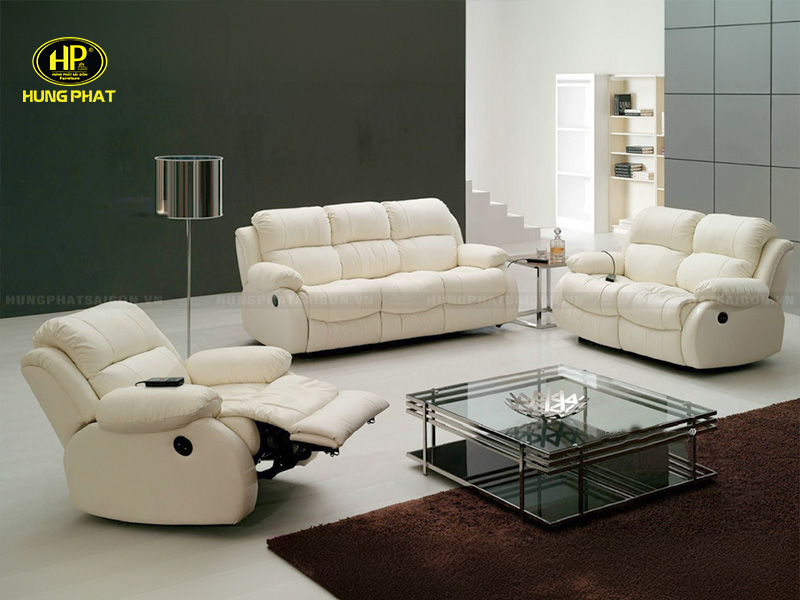 ghế sofda da thư giãn nhập khẩu nk-824