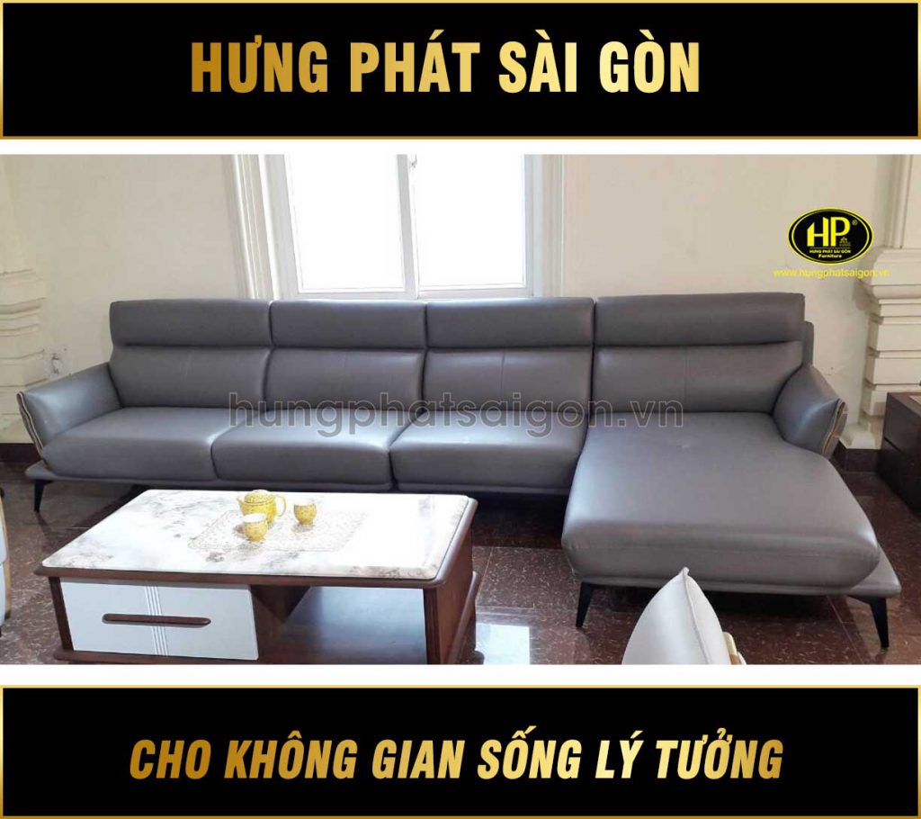 sofa da chung cư cao cấp