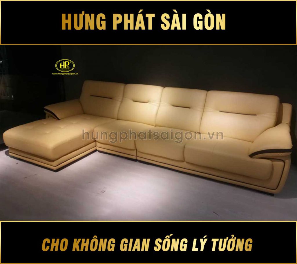 sofa da bò nhập khẩu nk-2612