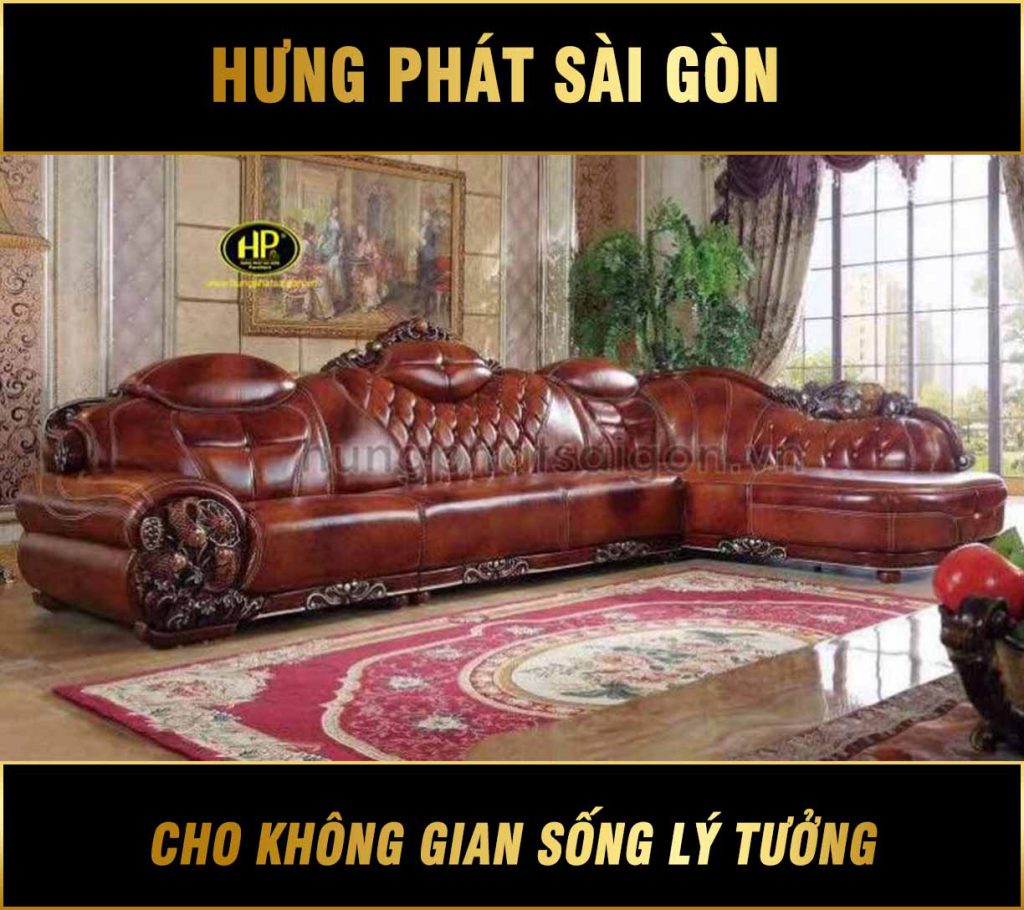 Sofa da cao cấp nhập khẩu H-1437