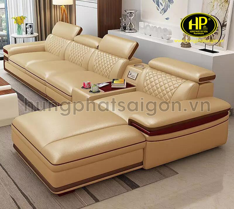 mẫu ghế sofa da đẹp nhập khẩu hiện đại cao cấp
