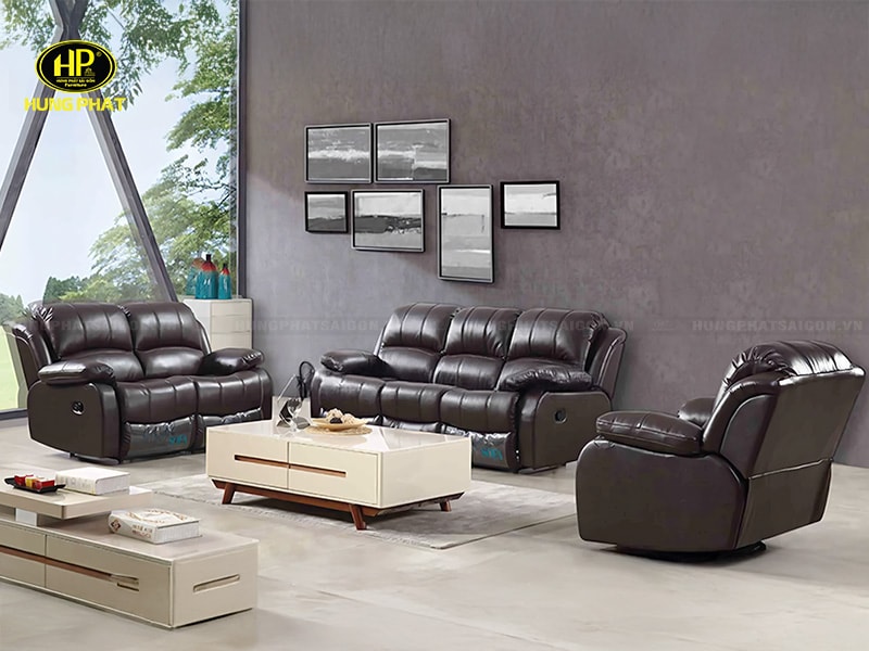 sofa da thư giãn nhập khẩu nk-823a