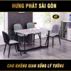 Bàn ăn cao cấp 4 ghế BA-6053