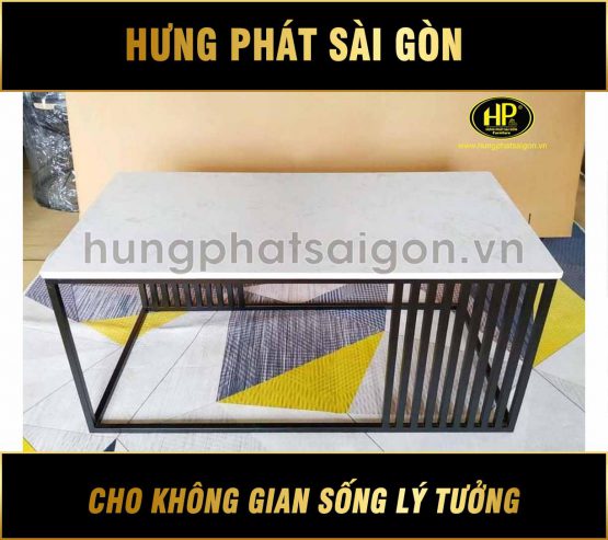 Bàn sofa mặt đá chữ nhật BS-42