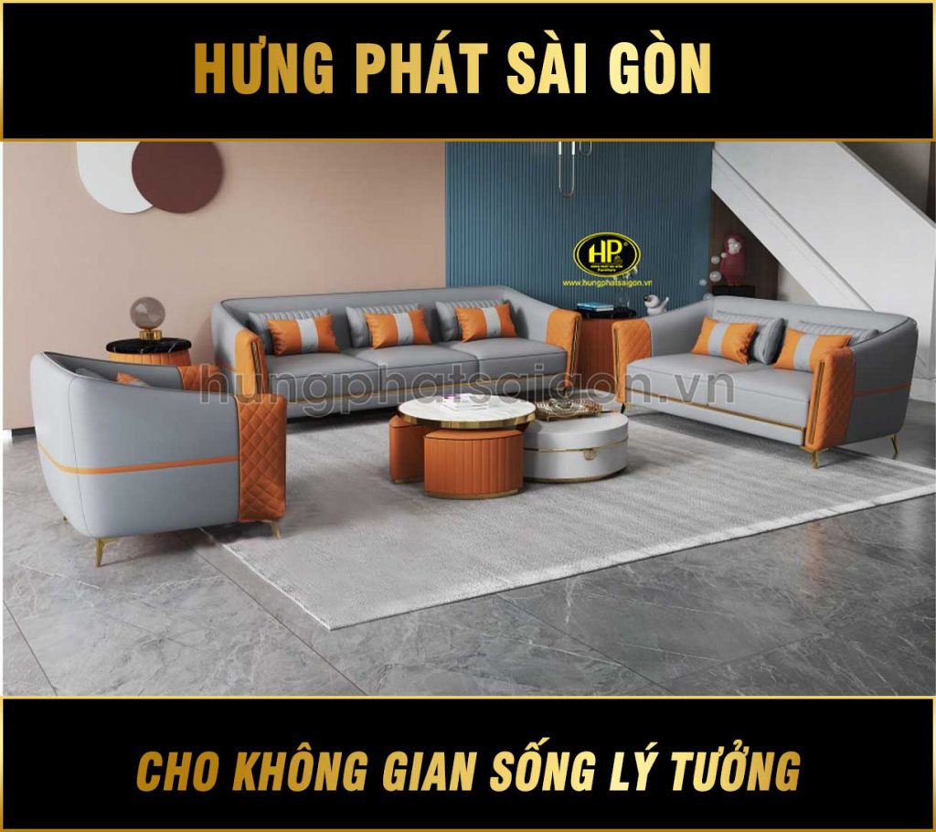 Bộ 3 ghế sofa nhập khẩu hiện đại NK-14