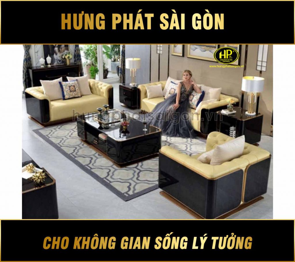 Sofa da cao cấp nhập khẩu luxury NK-04