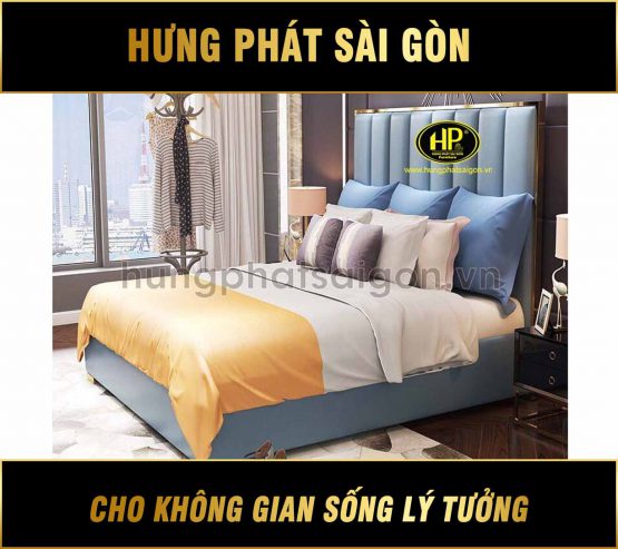 Giường ngủ đẹp phong cách hiện đại GD-09