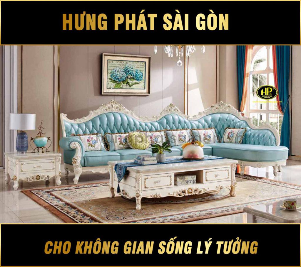 Bộ sofa luxury tân cổ điển sang trọng M-55B