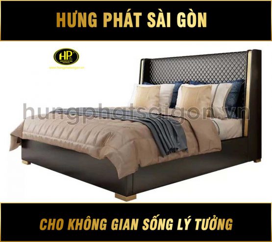 Mẫu giường da hiện đại cao cấp GD-14