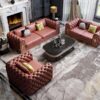 sofa da phòng khách nhập khẩu nk-13