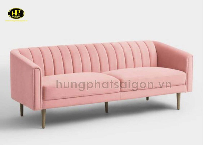 Sofa đôi màu hồng