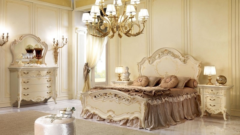 Tủ đầu giường phong cách cổ điển giúp nâng cao tính thẩm mỹ cho phòng ngủ