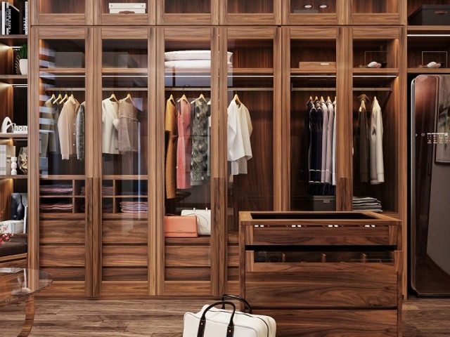 Tủ quần áo bằng chất liệu gỗ đảm bảo chắc chắn