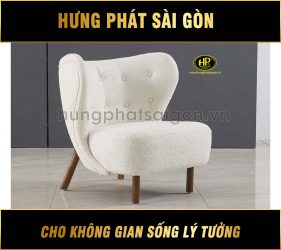 Sofa đơn màu trắng phong cách hiện đại DN-05