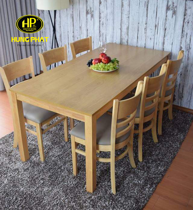 bàn ăn gia đình bằng gỗ hiện đại giá rẻ chất lượng